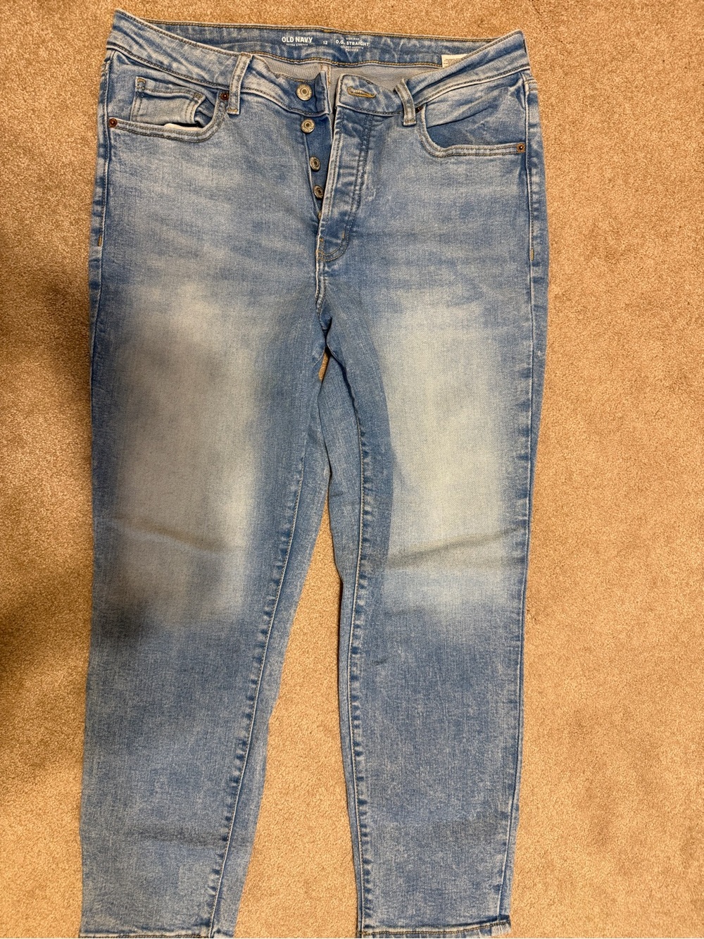 Old Navy Light Blue women’s Jeans with Button-Fly
